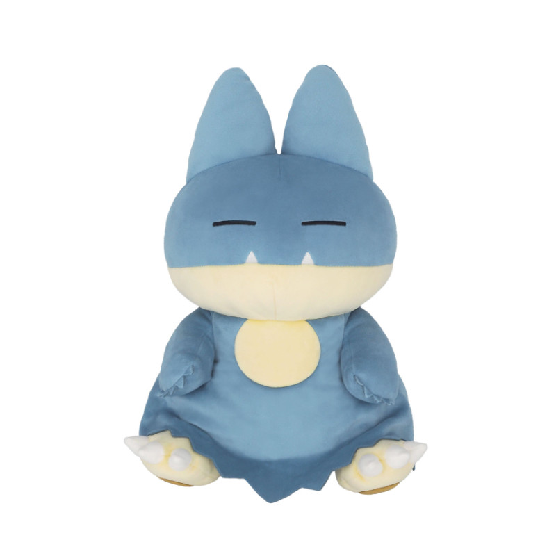 Officiële Pokemon knuffel squishy Munchlax knuffel kussen 38cm, San-ei Potehagu